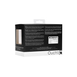 Ouch! Plug Bijou Anal silicone Heart Noir 8 x 4 cm